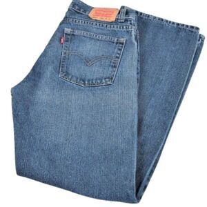 Levi's 505 Classic Straight Leg Medium Wash Blue Boys Size 20reg 30 x 30